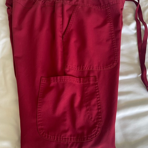 Grey's Anatomy Cargo Pants in Rich Red - Picture 2 of 9